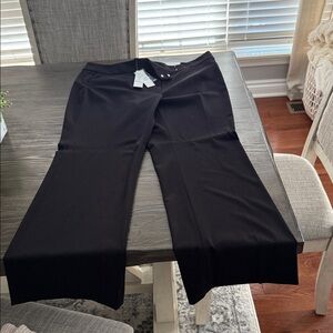 White House Black Market Elegant Black Flare Pants